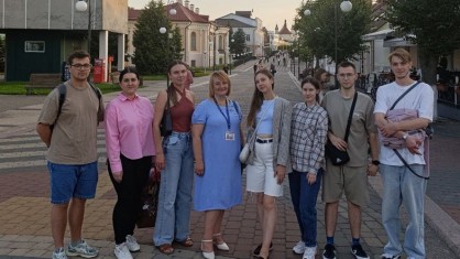 Молодые медики Пинской ЦБ познакомились с историей столицы Полесья